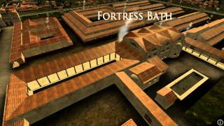 Animation of ancient Roman Fort in Caerleon Wales [upl. by Baumbaugh]