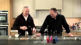 How to make a frappé coffee using an aerolatte milk frother [upl. by Grous]