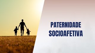 Paternidade socioafetiva [upl. by Ibot]