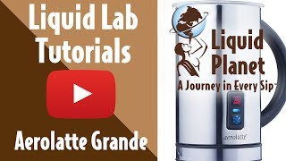 Liquid Lab  Aerolatte Grande Milk Frother [upl. by Ahsircal]