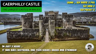 Caerphilly Castle  The Largest in Wales 2nd in Britain [upl. by Ettennaj]