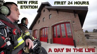 First 24 Hours in a New Fire Station  A Day in the Life [upl. by Nyladgam]