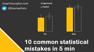 Ten Statistical Mistakes in 5 Min [upl. by Jolyn]