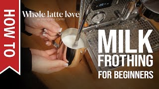 How To Milk Frothing for Beginners 5 Tips [upl. by Navetse372]