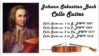 Johann Sebastian Bach  Cello suites in 432 Hz great for reading or studying [upl. by Atiuqa]